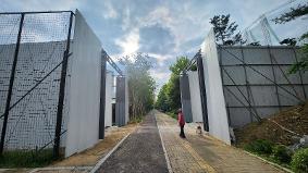 동서대로 진입로 공사 현황